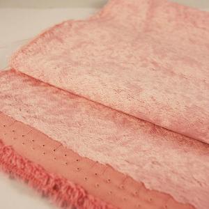 Viscose de coton rose +/- 6mm