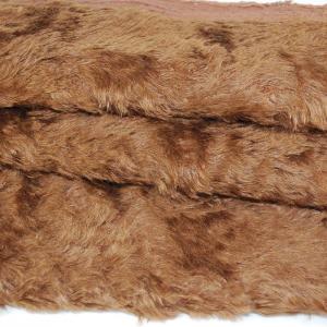 Mohair marron foncé +/- 17mm