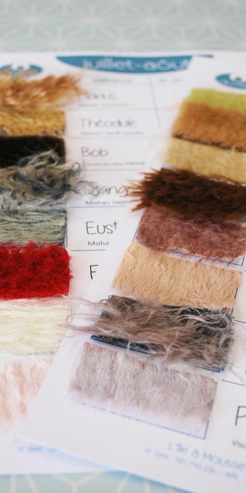 Fiches d'échantillons