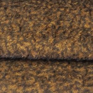 Mohair marron foncé chiné +/- 6mm